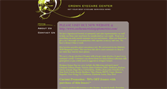 Desktop Screenshot of crowneyecarecenter.com